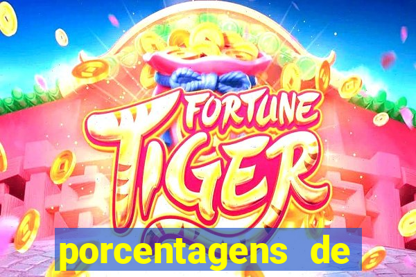 porcentagens de jogos pagantes